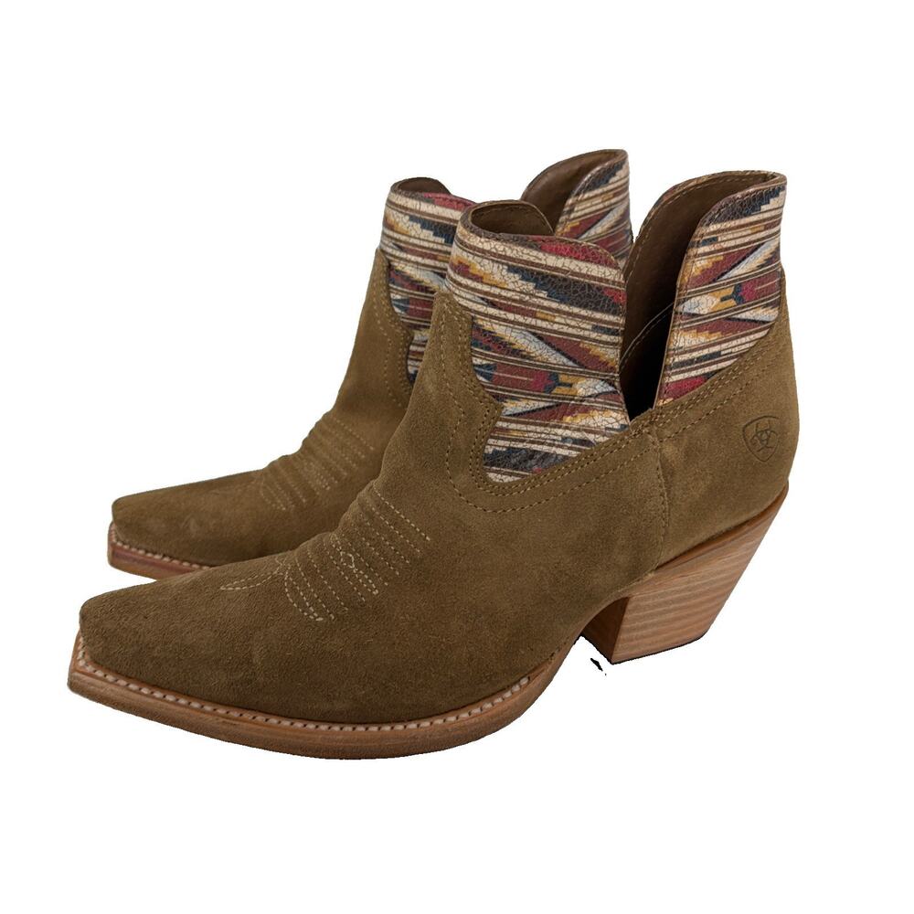 NEW Ariat Hazel Chimayo 10046971 Women's Western Boot Brown US Size 6B